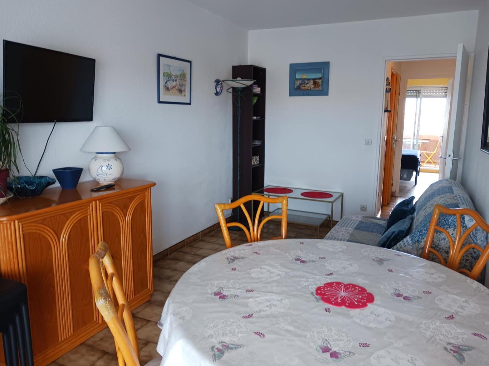 Appartement T2 Vue Mer Et Port,2 Balcons, Parking Prive Canet-en-Roussillon Exterior photo